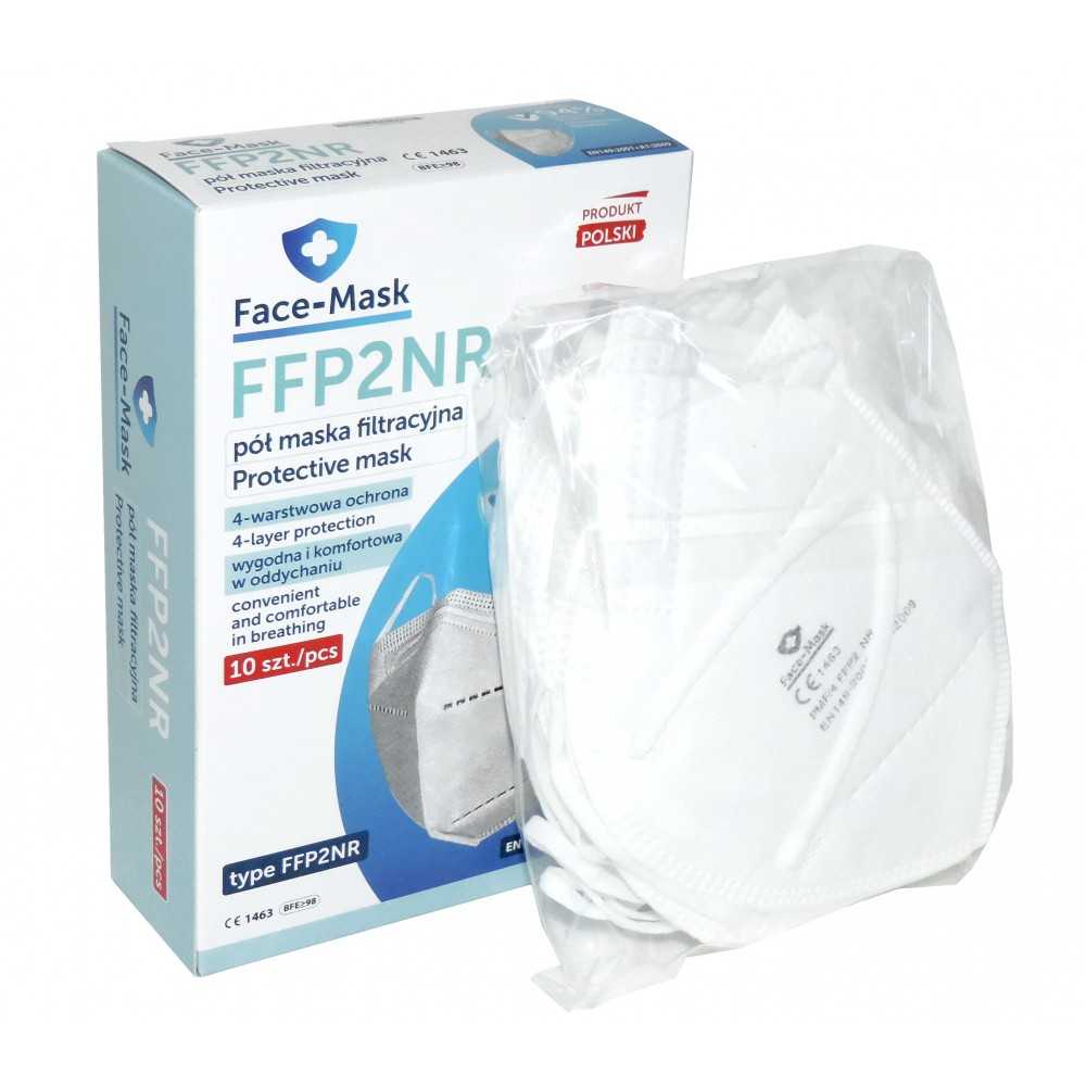 Face-Mask White PMF FFP2 NR Mask CE1463 PPE Made in EU from 1001 to 10000pcs N90056004422-1001