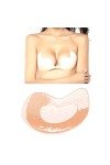 Bra push up invisible silicone Nude