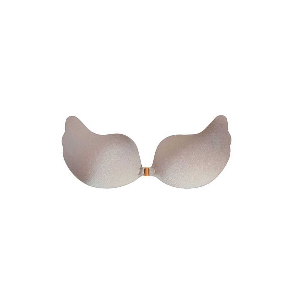 Bra push up invisible silicone Nude