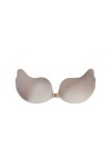 Bra push up invisible silicone Nude