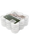 Hofer Maxi Tealight Unscented Candles 8h 57mm 36Pcs White