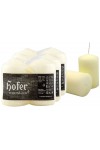 Ivory Hofer Non-drip Pillar Candles 50x80mm 17h 8Pcs