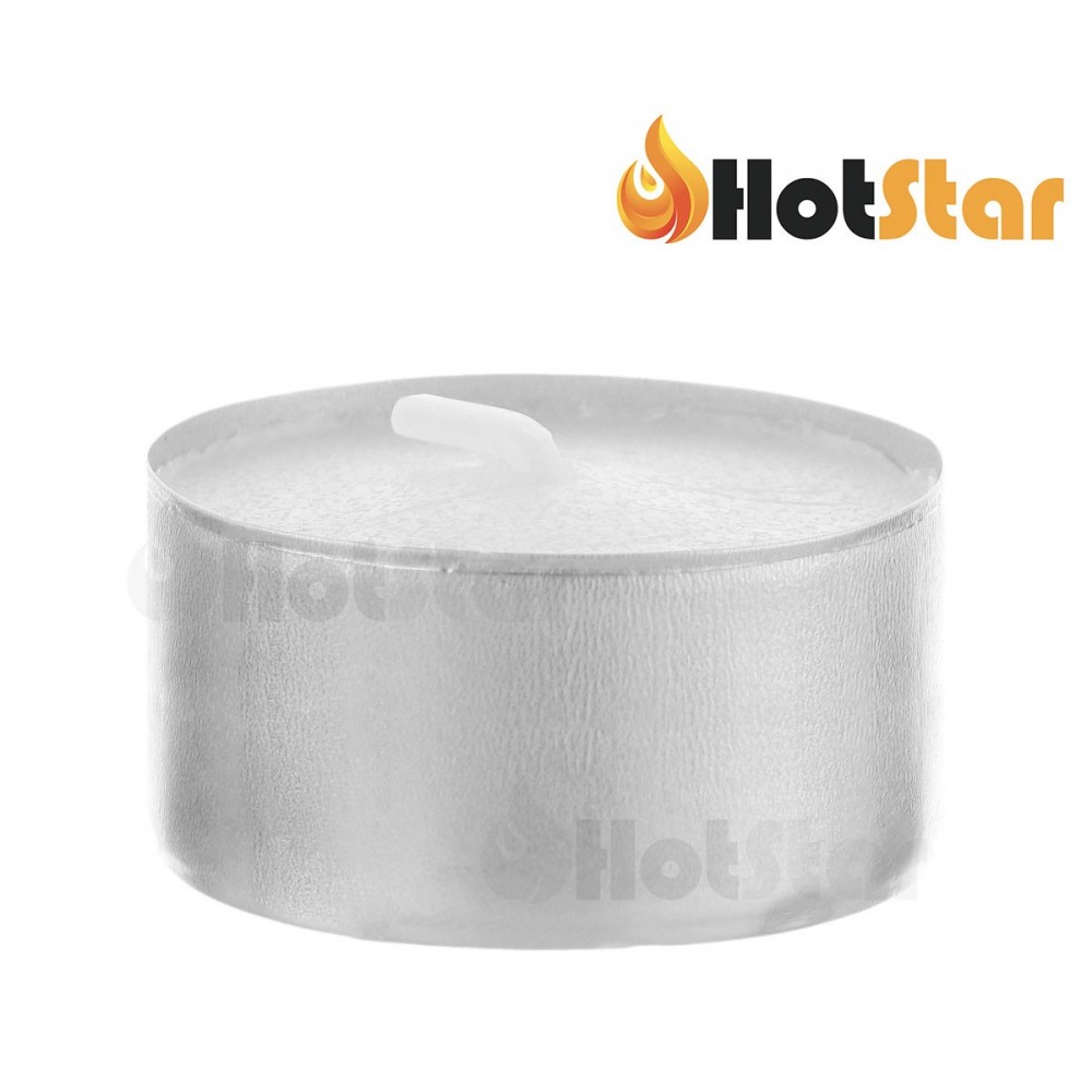 HotStar Tealight PRO Unscented Candles 8h 1Pcs White