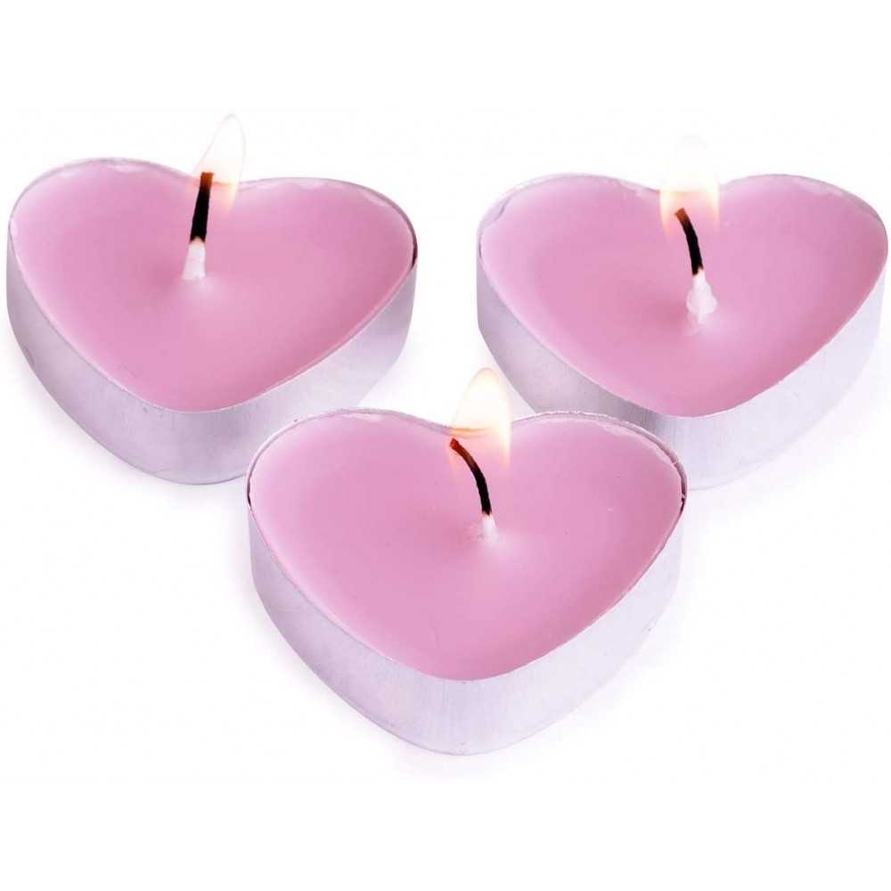 Pajoma Love You Heart-shaped Scented Tealights 50Pcs 3h