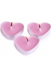 Pajoma Love You Tealight Lumini a forma di Cuore Set 50 3h