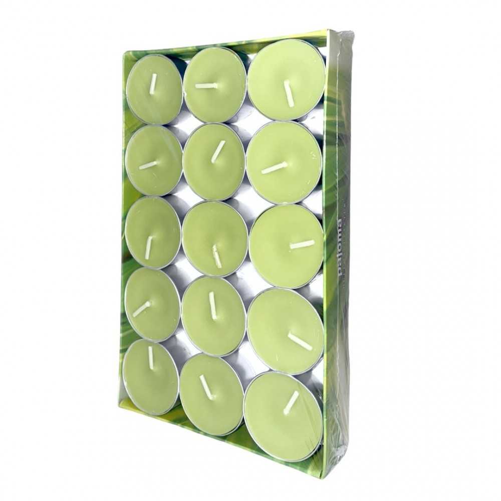 Pajoma Lemongrass Tealight 30Pcs Scented Candles 4h