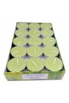 Pajoma Lemongrass Tealight 30Pcs Scented Candles 4h