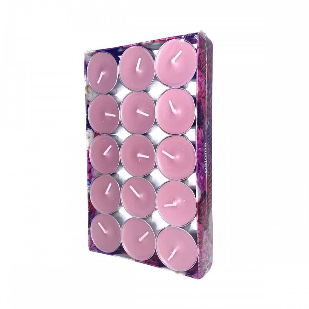 Pajoma Roses & Berries Tealight Candeline Lumini profumati 30Pz 4h