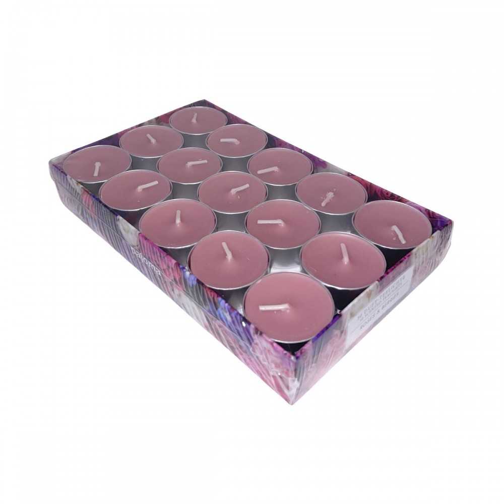 Pajoma Roses & Berries Tealight 30Pcs Scented Candles 4h