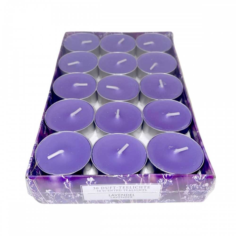 Pajoma Lavender Tealight 30Pcs Scented Candles 4h