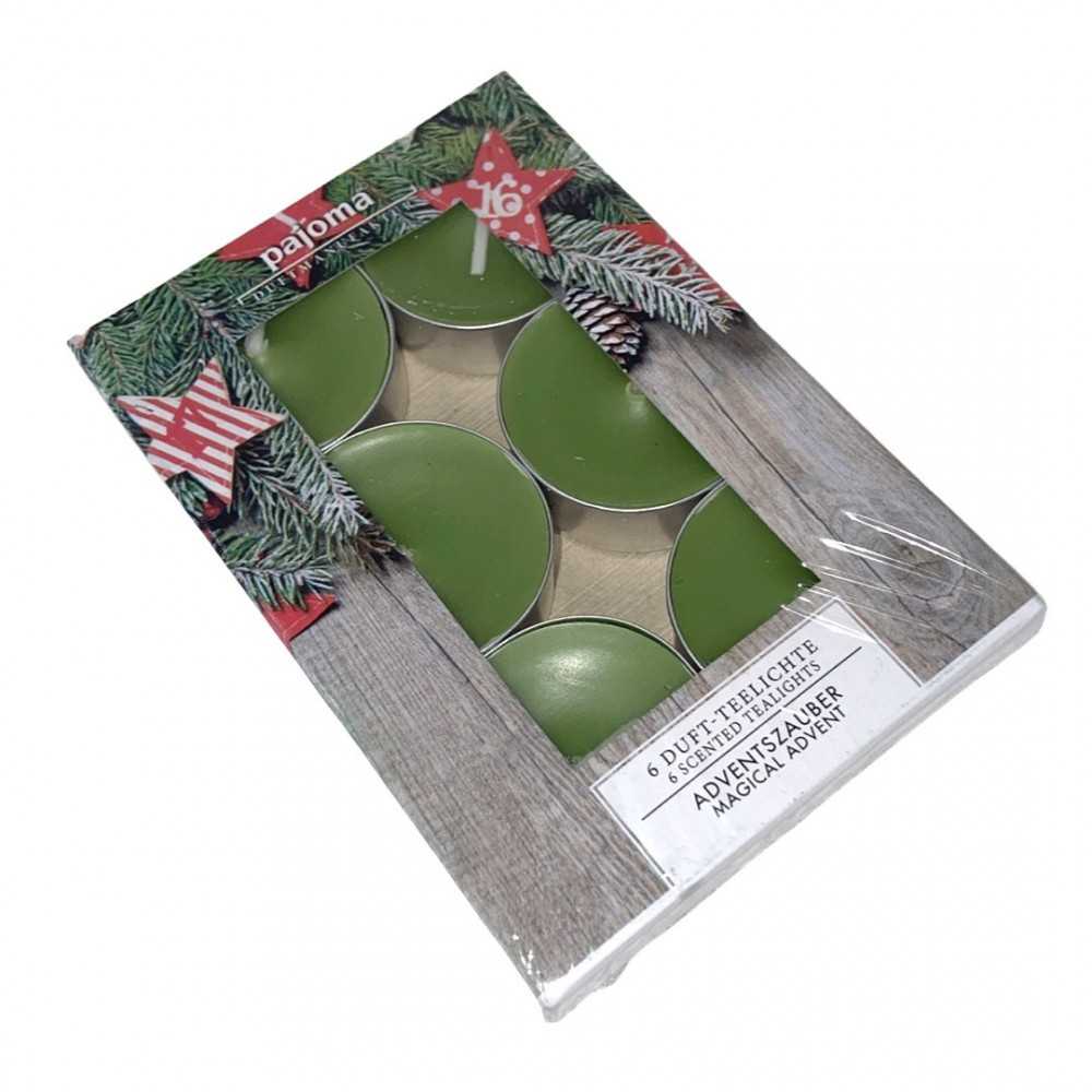 Pajoma Magical Advent Tealight Lumini profumati 6Pz 4h