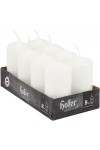 Hofer Candele Cilindriche Antigoccia 45x90mm 12h Box 8Pz Bianco