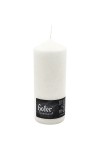 Hofer White Non-drip Pillar Candles 10x20cm 110h 1Pcs