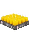 Hofer Candele Cilindriche Antigoccia 40x70mm 7h Box 20Pz Giallo