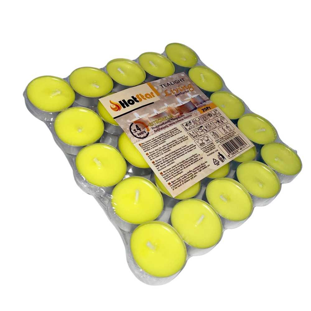 HotStar Living Tealight Citronella Candles 4h 25Pcs