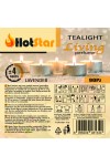 HotStar Living Tealight Candele Lumini Profumati LAVANDA 4h 90Pz