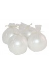 HotStar Metallic Pearl Candles 4 Pcs Burning 28 Hours d80 mm Unscented