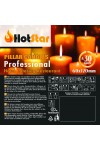 HotStar Candele Cilindriche Cera a Colonna Durata 30 Ore d60 h120 mm Colore Bianco Set di 6 Pezzi Antigoccia