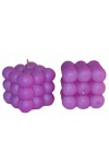 HotStar Bubble Candles, scented 55x60 mm cf 2Pcs