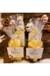 HotStar 4Pcs Candle in Pure Natural Beeswax 44x44x75h mm Made in Italy