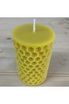 HotStar Candle in Pure Natural Beeswax Hive 60x100 mm Made in Italy