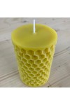 HotStar 4Pcs Candle in Pure Natural Beeswax Hive 60x100 mm Made in Italy