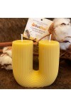 HotStar CactUs Candles in Pure Natural Beeswax, Made in Italy