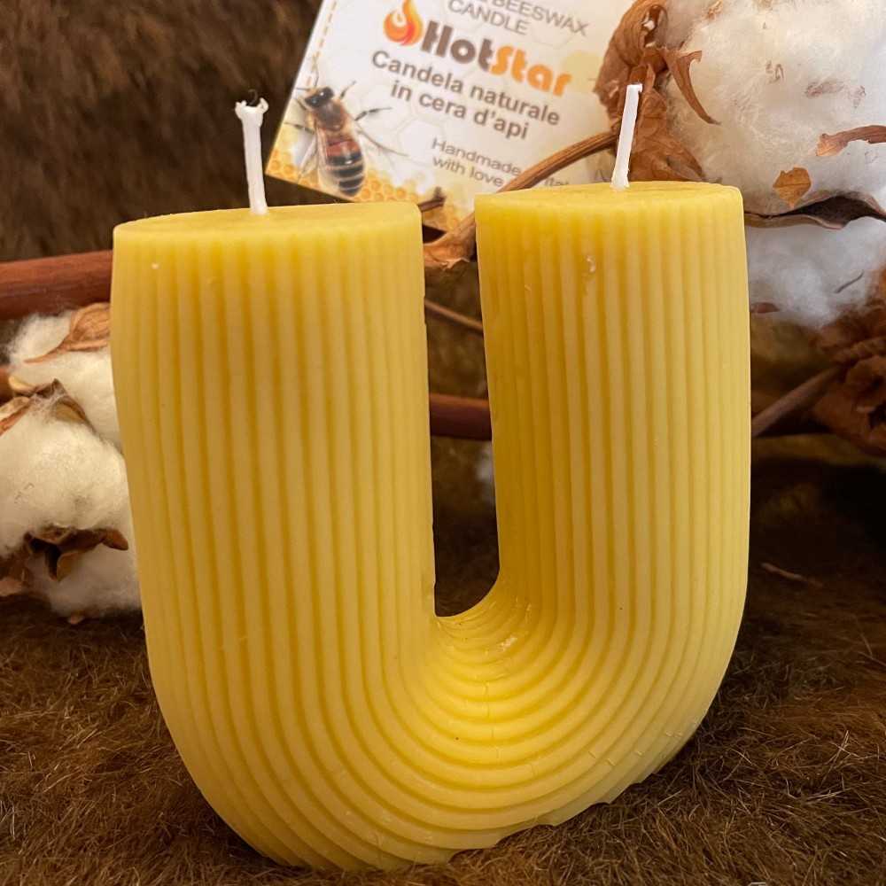 HotStar CactUs Candles in Pure Natural Beeswax, Made in Italy