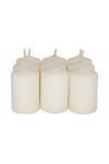 HotStar Scented Candles Vanilla 9 Pcs Pillar Duration 6 Hours 35x50 mm Vanilla color