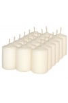 HotStar Scented Candles Vanilla 18 Pcs Pillar Duration 6 Hours 35x50 mm Vanilla color