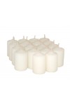 HotStar Scented Candles Vanilla 18 Pcs Pillar Duration 6 Hours 35x50 mm Vanilla color