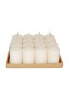 HotStar Scented Candles Vanilla 16 Pcs Pillar Duration 6 Hours 35x50 mm Vanilla color