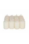 HotStar Scented Candles Vanilla 16 Pcs Pillar Duration 6 Hours 35x50 mm Vanilla color