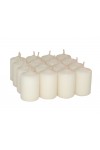 HotStar Scented Candles Vanilla 16 Pcs Pillar Duration 6 Hours 35x50 mm Vanilla color