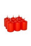 HotStar Candele Profumate Fragola 9Pz Moccoli Durata 6 Ore 35x50 mm colore Fragola