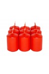 HotStar Candele Profumate Fragola 9Pz Moccoli Durata 6 Ore 35x50 mm colore Fragola