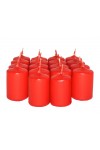 HotStar Candele Profumate Fragola 18Pz Moccoli Durata 6 Ore 35x50 mm colore Fragola