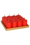 HotStar Candele Profumate Fragola 16Pz Moccoli Durata 6 Ore 35x50 mm colore Fragola