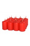 HotStar Candele Profumate Fragola 16Pz Moccoli Durata 6 Ore 35x50 mm colore Fragola