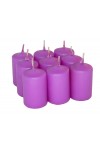 HotStar Candele Profumate Lavanda 9Pz Moccoli Durata 6 Ore 35x50 mm colore Lavanda