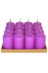 HotStar Candele Profumate Lavanda 16Pz Moccoli Durata 6 Ore 35x50 mm colore Lavanda