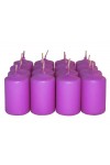 HotStar Candele Profumate Lavanda 16Pz Moccoli Durata 6 Ore 35x50 mm colore Lavanda