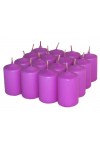 HotStar Candele Profumate Lavanda 16Pz Moccoli Durata 6 Ore 35x50 mm colore Lavanda