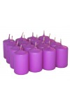 HotStar Scented Candles Lavender 16 Pcs Pillar Duration 6 Hours 35x50 mm Lavender color