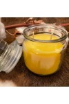 HotStar Candle in Pure Natural Beeswax Glass d72x92h mm Made in Italy