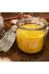 HotStar Candle in Pure Natural Beeswax Glass d72x92h mm Made in Italy