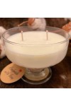 HotStar NEUTRAL Candle in Pure Natural Soy Wax Glass Cup mm. d100x80h Made in Italy, 20-30 Hours