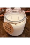 HotStar Candle NEUTRAL in Pure Natural Soy Wax Glass mm95x135h Made in Italy, 50-70 Hours