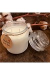 HotStar Candle NEUTRAL in Pure Natural Soy Wax Glass mm95x135h Made in Italy, 50-70 Hours