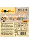 HotStar Living Tealight Candele Lumini Non profumati 4h 50Pz Bianco